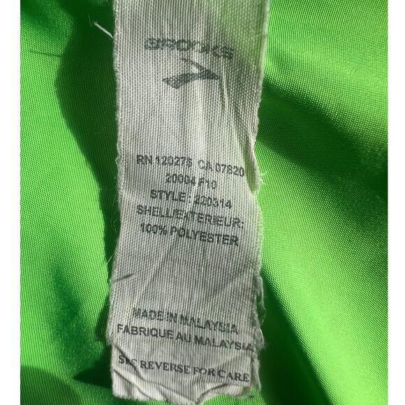 Brooks Shelter Technology Full Zip Windbreaker Jacket Size Large - Picture 5 of 13